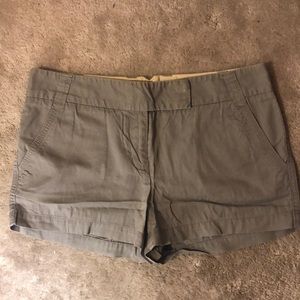 Classic jcrew chino gray shorts 3inch